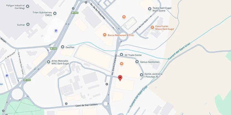 Ubicación del despacho de procuradores Iván del Barrio